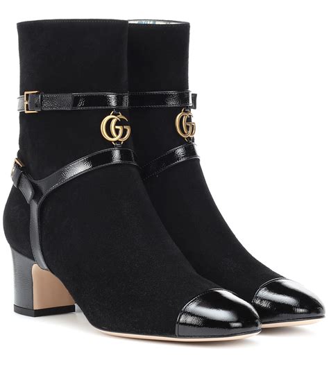 gucci mens suede ankle boot|Gucci ankle boots women.